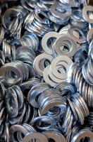 4,3x9x0,8 Stahl 140HV galv.verzinkt Scheiben, Form A DIN125